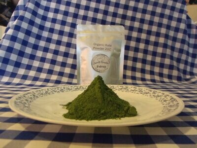 Freeze-Dried Organic Kale Powder 2 oz. Per Package