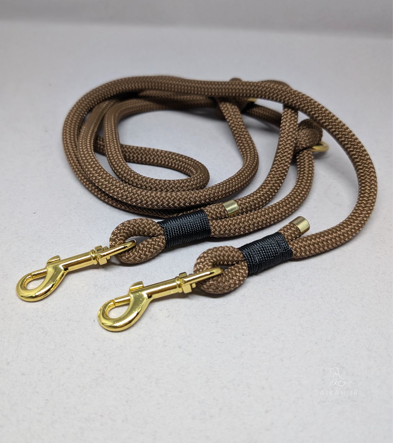 Verstellbare Leine &quot;Golden Brown Mini&quot;