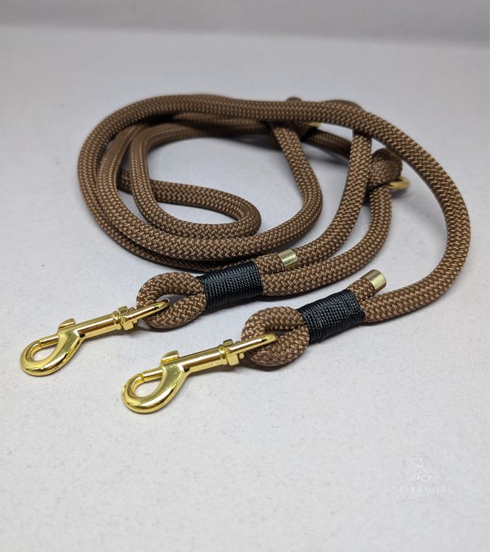 Verstellbare Leine &quot;Golden Brown Mini&quot;