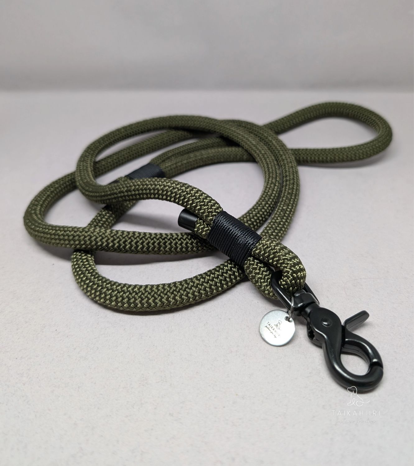 Führleine &quot;Black Olivine&quot;