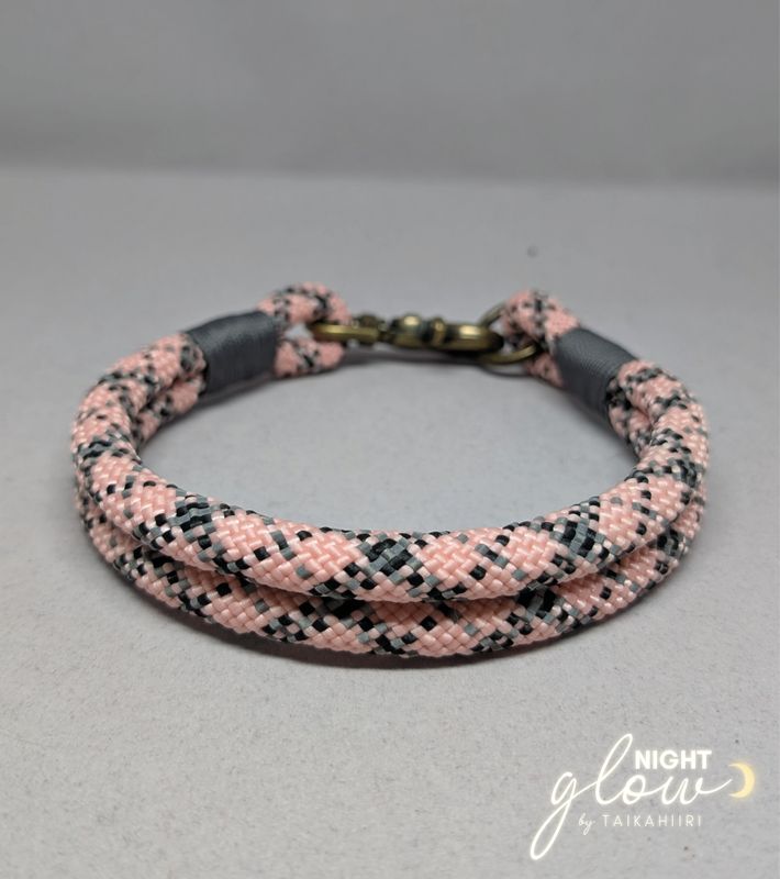 Tauhalsband &quot;NightGlow Old Pink&quot;