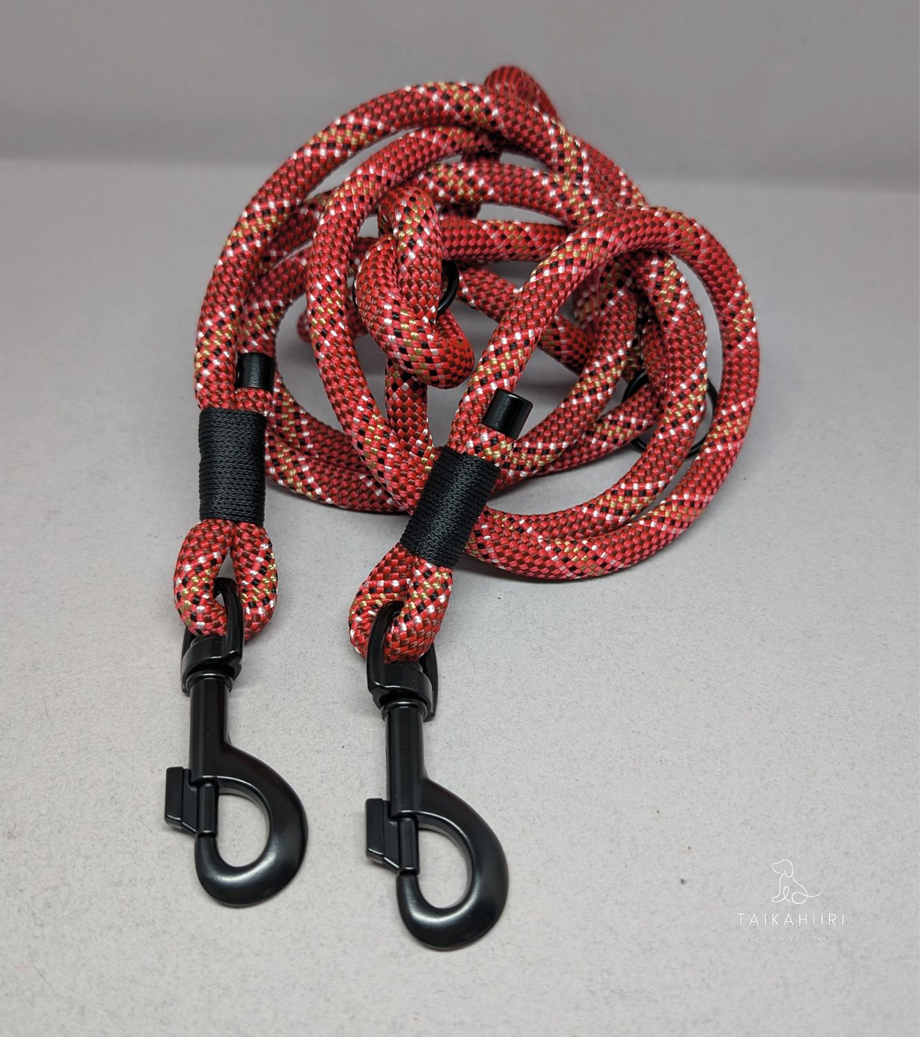 Verstellbare Leine &quot;Electric Red Maxi&quot;