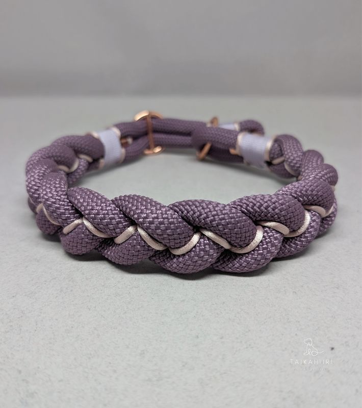 Tauhalsband Zugstopp &quot;Mauve Rosé&quot;