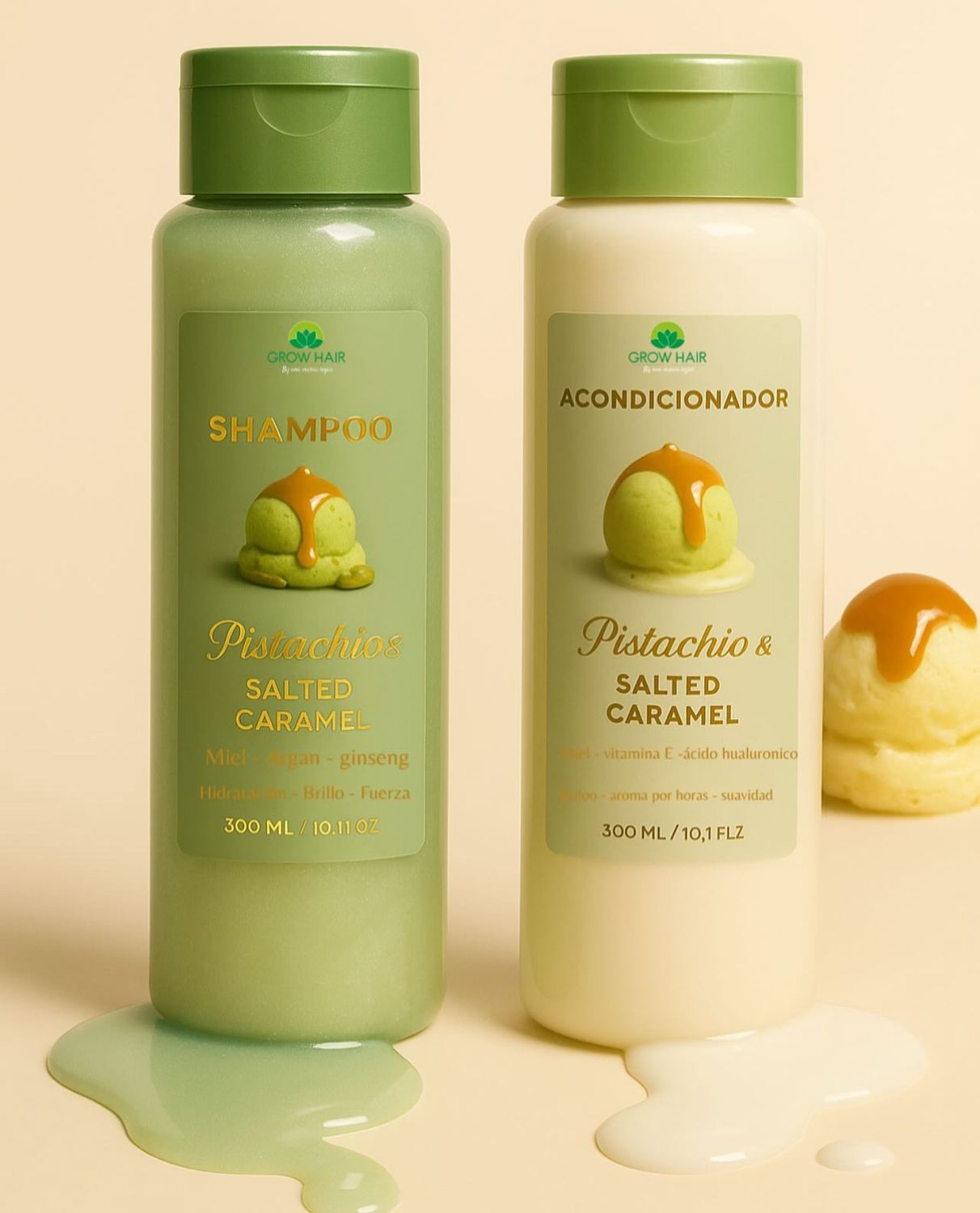 PISTACHIO SHAMPOO Y ACONDICIONADOR