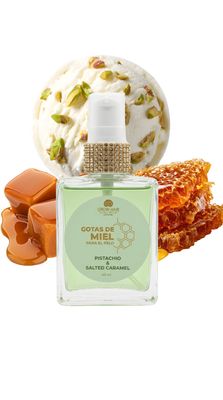 Gotas de miel pistachio &amp; salted caramel