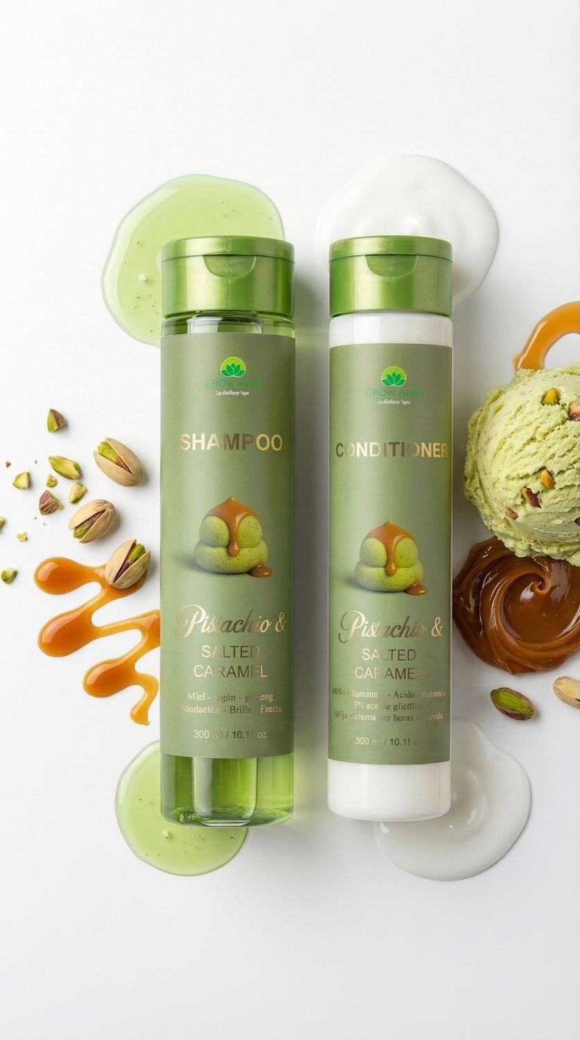 SHAMPOO Y ACONDICIONADOR PISTACHIO