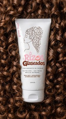 RIZOS GLASEADOS CREMA DE PEINAR 200GR