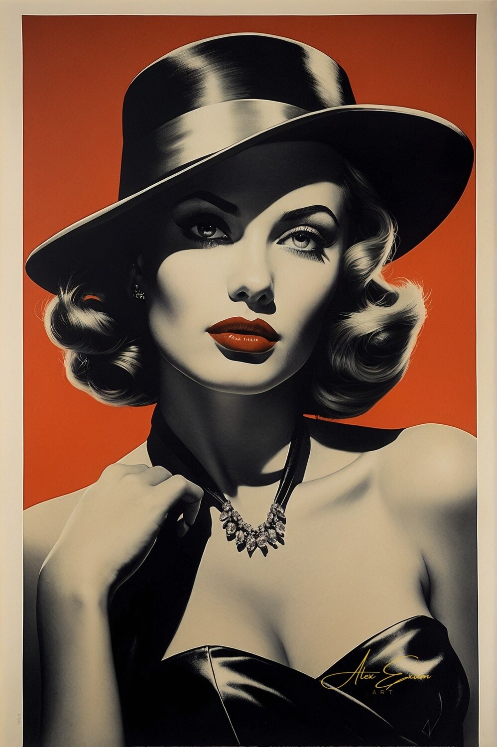 Noir Allure: Film Noir Pin-Up