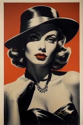 Noir Allure: Film Noir Pin-Up