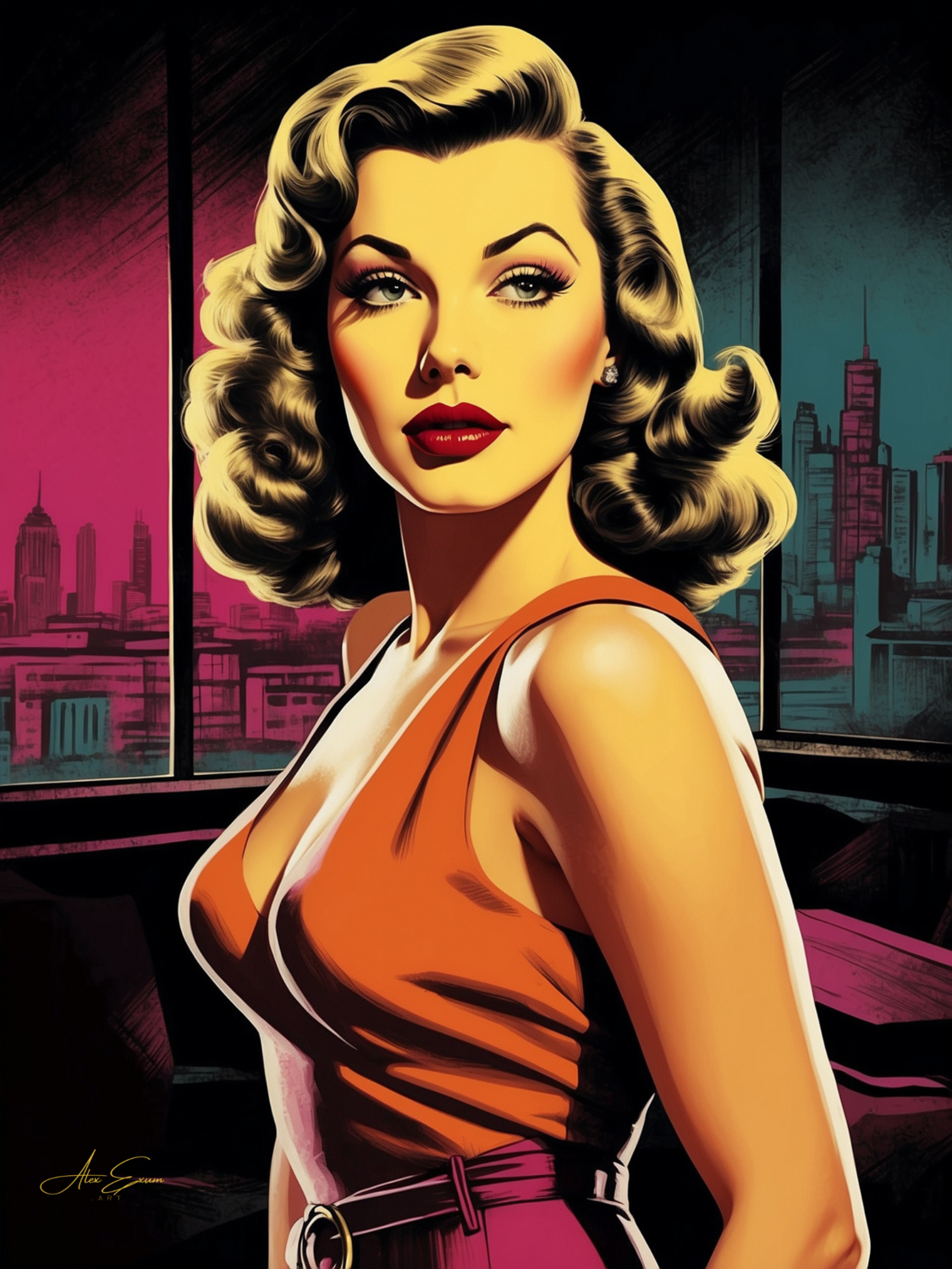 Mystique of the Night: Film Noir Pin-Up