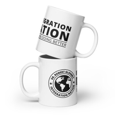 IN Logo white glossy mug