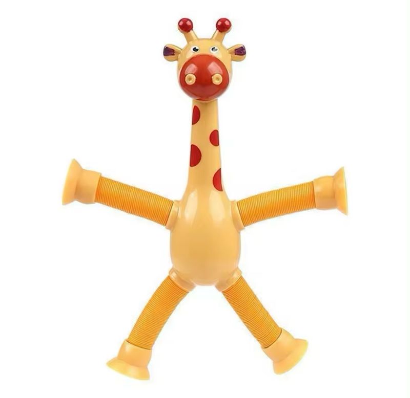 لعبة الزرافة المسلية ( أصفر) |Giraffe Toy)yellow)