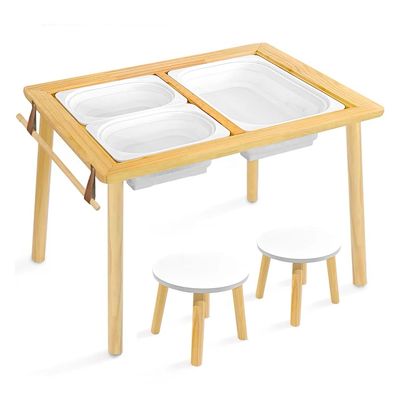 طاولة الأنشطة الحسية مع ٢ كراسي | Sensory Activity Table With 2 Chairs