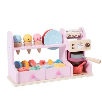 متجر القهوة والآيسكريم (وردي) | Coffee And Ice Cream Shop Pink
