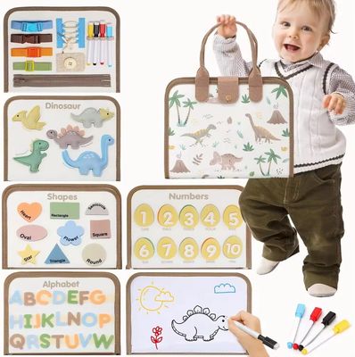 Busy Board Educational Travel Bag Toy | لوحة تفاعلية تعليمية حقيبة السفر التعليمية SKU 00131