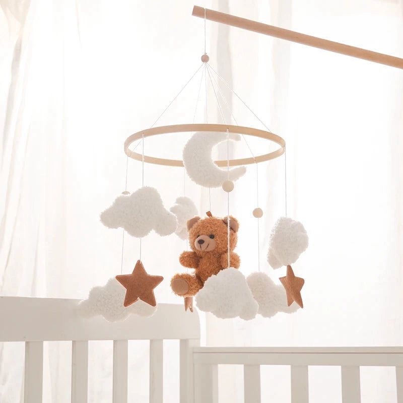 Baby Crib Mobile ( Brown Bear)| دب بني لعبة دوارة لسرير الأطفال