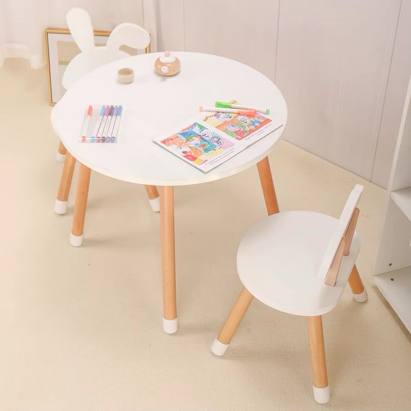 طاولة مع ٢ كراسي (أرنب ، غيمة ) | Table with 2 chairs bunny & cloud