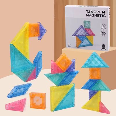 تانغرام مغناطيسي ٧ قطع مغناطيسية  |7 pcs Magnetic Tangram