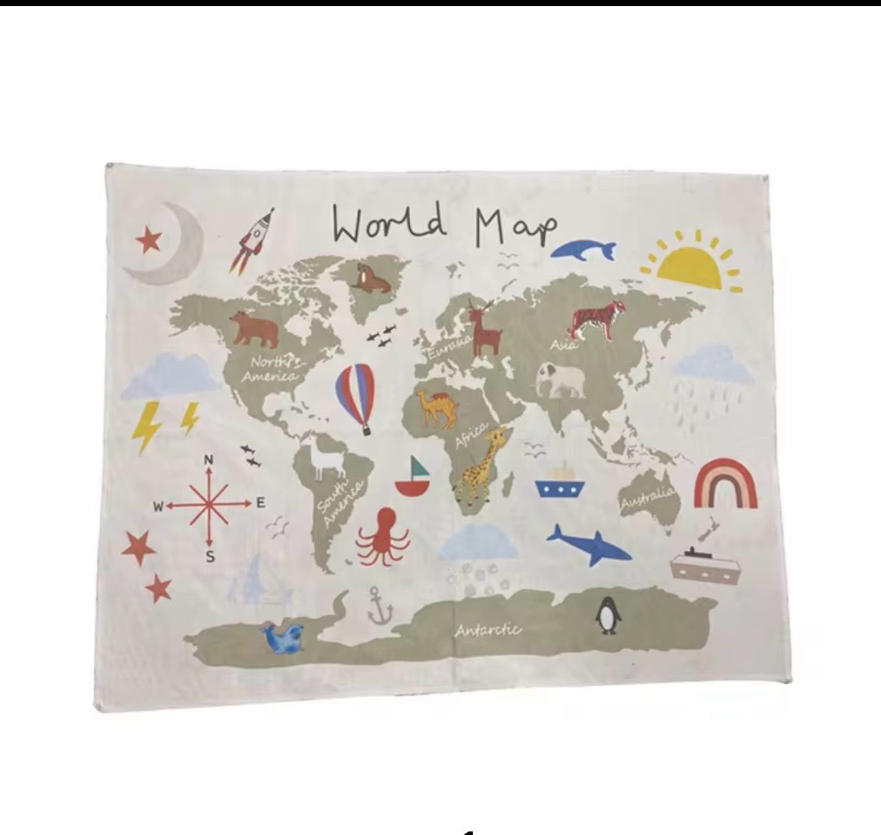 خريطة العالم قماشية | world map 