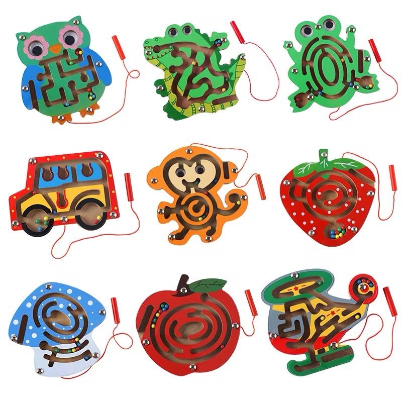 لعبة المتاهة المغناطيسية ( شكل عشوائي) | magnetic maze toy random type