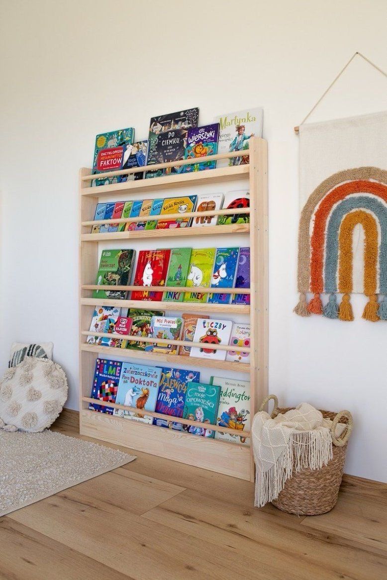 رف كتب خشبي 80*178*10 cm | wooden books shelf  6 tire ٦طبقات 