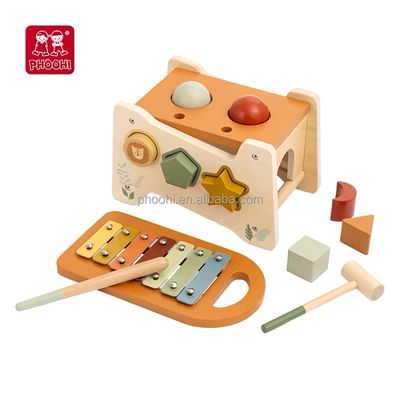 لعبة الطرق وفرز الأشكال الموسيقية | Musical Hammer & Shape Sorting Toy