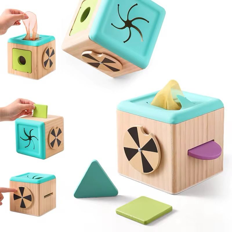 Baby tissues box toy | لعبة صندوق المناديل للرضع Baby tissues box toy | لعبة صندوق المناديل للرضع