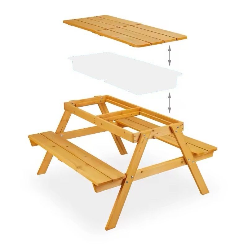 طاولة متعددة الأغراض خارجية للعب الحسي | outdoor multipurpose table for sensory play picnic table 