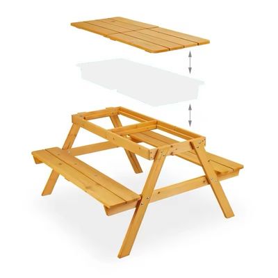 طاولة متعددة الأغراض خارجية للعب الحسي | outdoor multipurpose table for sensory play picnic table 