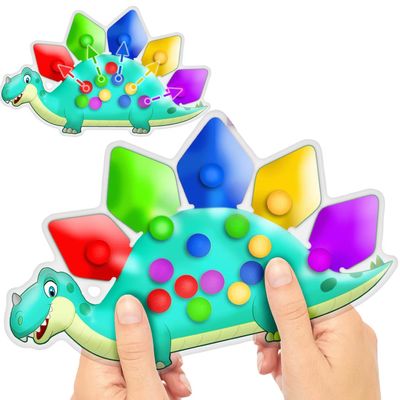 لعبة فرز الألوان ومطابقة الألوان، لعبة لتنمية المهارات الحركية الدقيقة، لعبة سفر| Color sorting matching toy fine motor skills game travel toy |