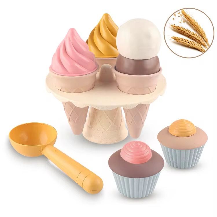 مجموعة ألعاب الرمل صنع المثلجات | sand ice cream play set