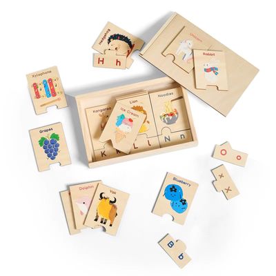 بزل مطابقة الحروف الإنجليزيه والصور الخشبية | wooden alphabet left and pictures puzzle ألعاب الألغاز بزل مطابقة الحروف الإنجليزيه والصور الخشبية | wooden alphabet left and pictures puzzle ألعاب الألغاز