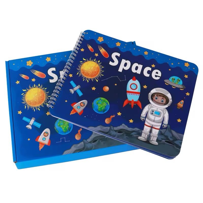 كتاب تعليمي تفاعلي للأطفال مع ملصقات قابلة لإعادة الأستخدام | (Toddler Busy Book with Reusable Stickers Intractive كتاب تعليمي تفاعلي للأطفال مع ملصقات قابلة لإعادة الأستخدام | (Toddler Busy Book with Reusable Stickers Intractive
