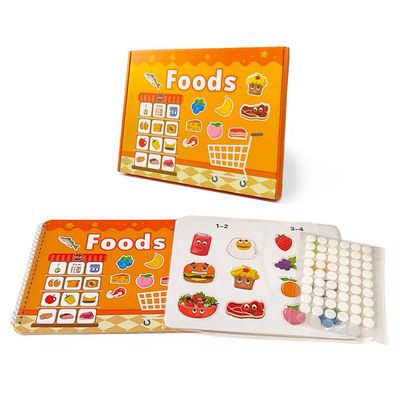 كتاب تعليمي تفاعلي للأطفال مع ملصقات قابلة لإعادة الأستخدام | (Toddler Busy Book with Reusable Stickers Intractive كتاب تعليمي تفاعلي للأطفال مع ملصقات قابلة لإعادة الأستخدام | (Toddler Busy Book with Reusable Stickers Intractive