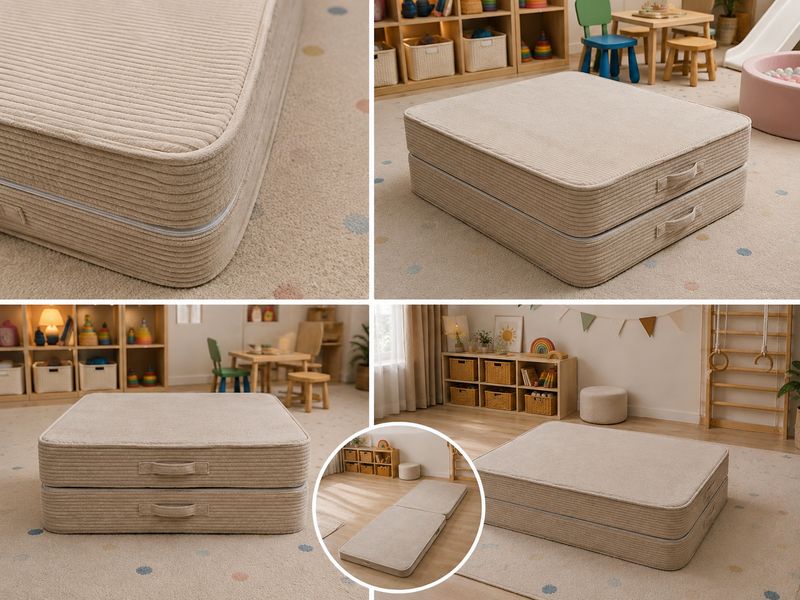 مرتبة أرضية للأطفال قابلة للطي – 240 × 80 × 12 سم | Foldable Memory Foam Play Mat l مرتبة أرضية للأطفال قابلة للطي – 240 × 80 × 12 سم | Foldable Memory Foam Play Mat l