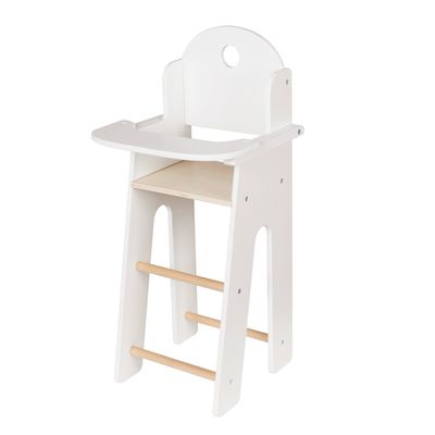كرسي طعام خشبي للدمى | Wooden Doll High Chair feeding كرسي طعام خشبي للدمى | Wooden Doll High Chair feeding