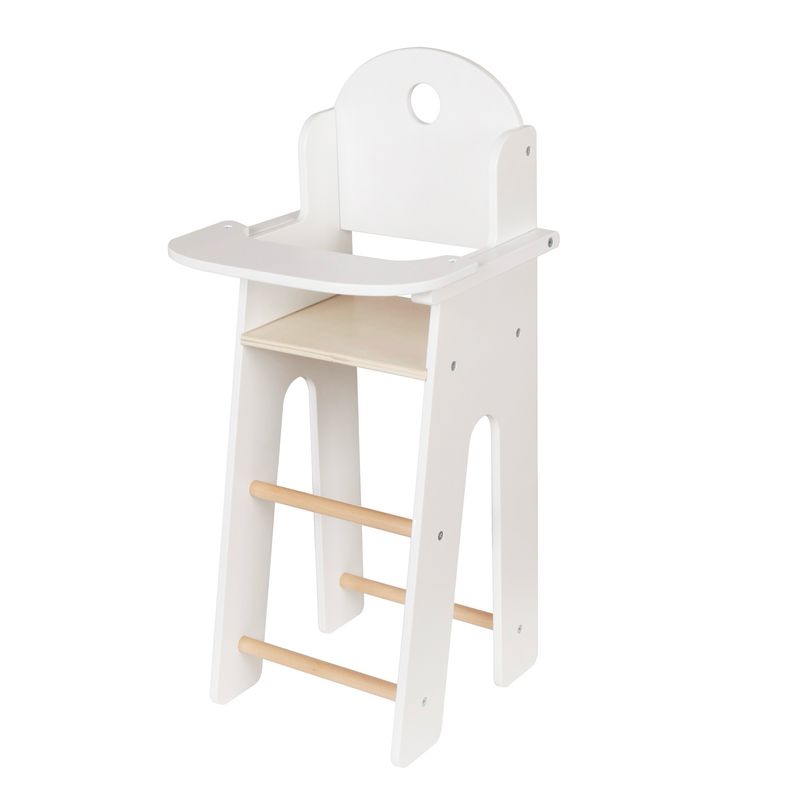 كرسي طعام خشبي للدمى | Wooden Doll High Chair feeding كرسي طعام خشبي للدمى | Wooden Doll High Chair feeding