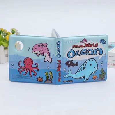 كتاب التلوين بالماء كتاب وقت الأستحمام | water colouring book bath time book (ocean)