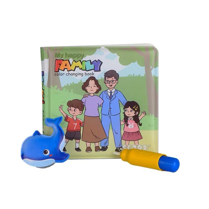 كتاب التلوين بالماء كتاب وقت الأستحمام | water colouring book bath time book (family)