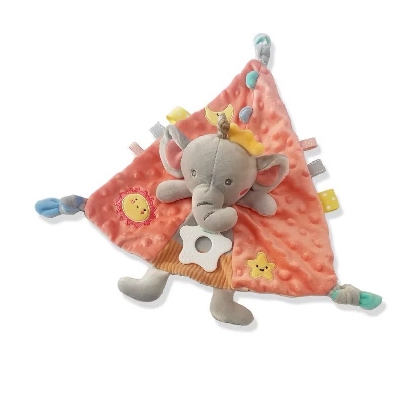 لعبة للرضع وبطانية تهدئة | elephant comfort blanket toy for baby