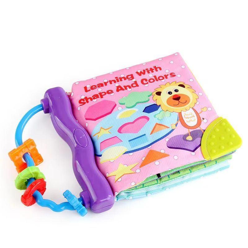 Baby Cloth Book ( shapes and colours )| كتاب قماشي للرضع (الأشكال والألوان )