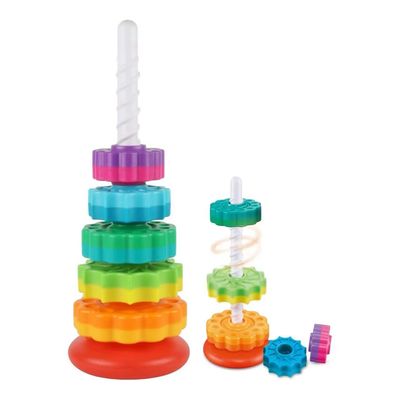 لعبة تكديس الحلقات الدوارة | Spinning Ring Stacking Toy