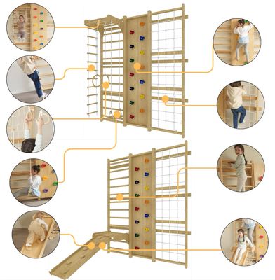 لعبة تسلق خشبية جدار التسلق الخشبي المتكامل wooden claiming frame A2,B2 9 IN 1 لعبة تسلق خشبية جدار التسلق الخشبي المتكامل wooden claiming frame A2,B2 9 IN 1