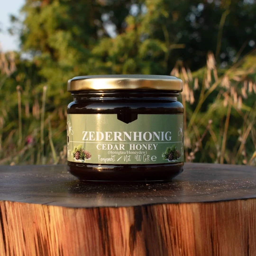 Strained Cedar Honey