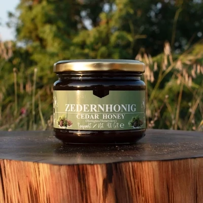 Strained Cedar Honey