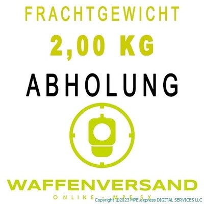 Waffenversand bis 2 kg ohne IDENT-CHECK | Abholung Waffenversand bis 2 kg ohne IDENT-CHECK | Abholung