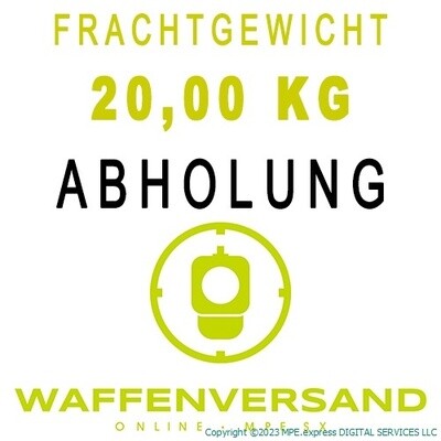 Waffenversand bis 20 kg inkl. IDENT-CHECK | Abholung Waffenversand bis 20 kg inkl. IDENT-CHECK | Abholung