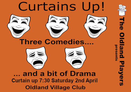 Curtains Up - Saturday April 2nd