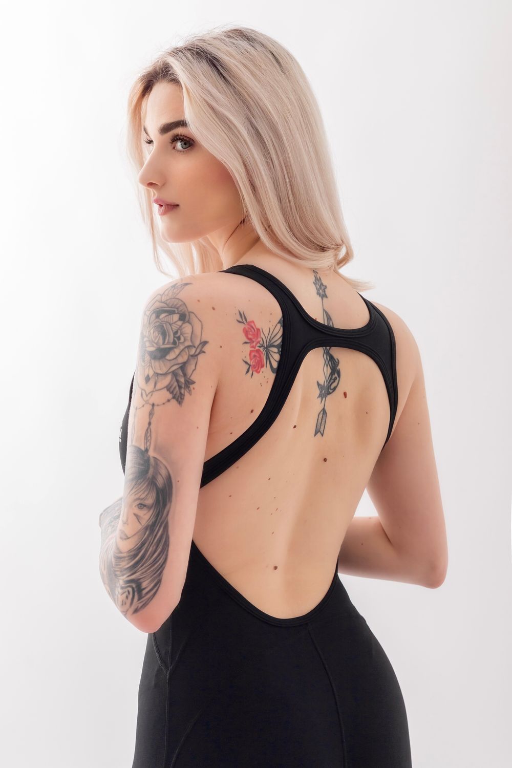 Gym Empire Glamour Jumpsuit Flare Leg Designed An Open Back