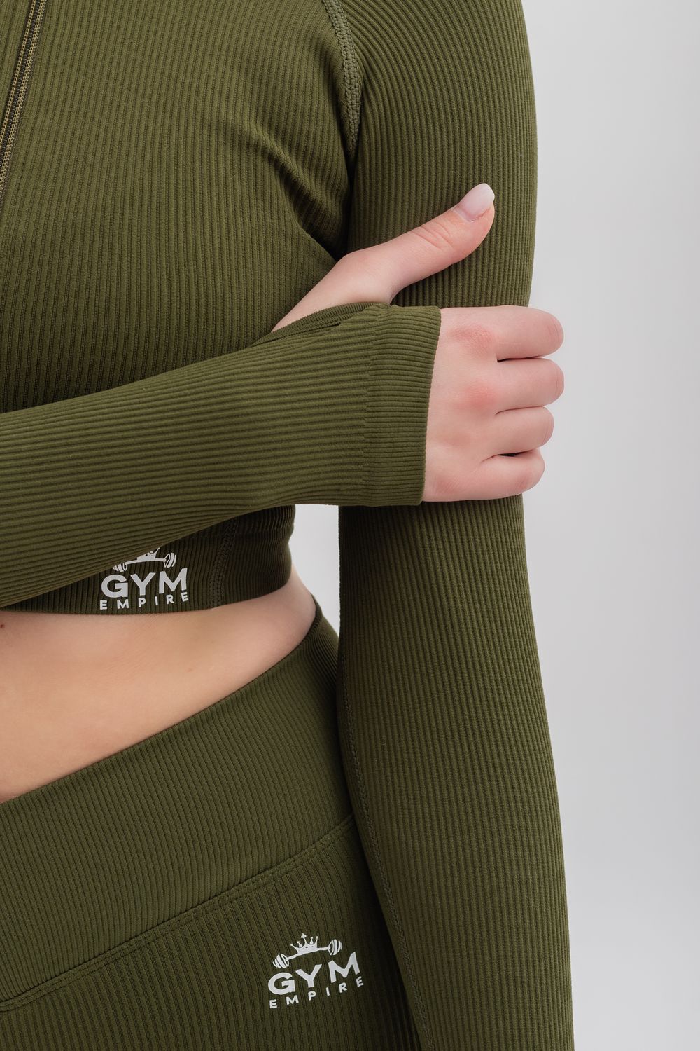Empire Glamour Medium Sized long-Sleeve Full-Zip